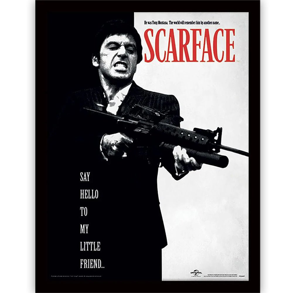 SCARFACE スカーフェイス - Say Hello To My Little Friend / インテリア額 - PGS